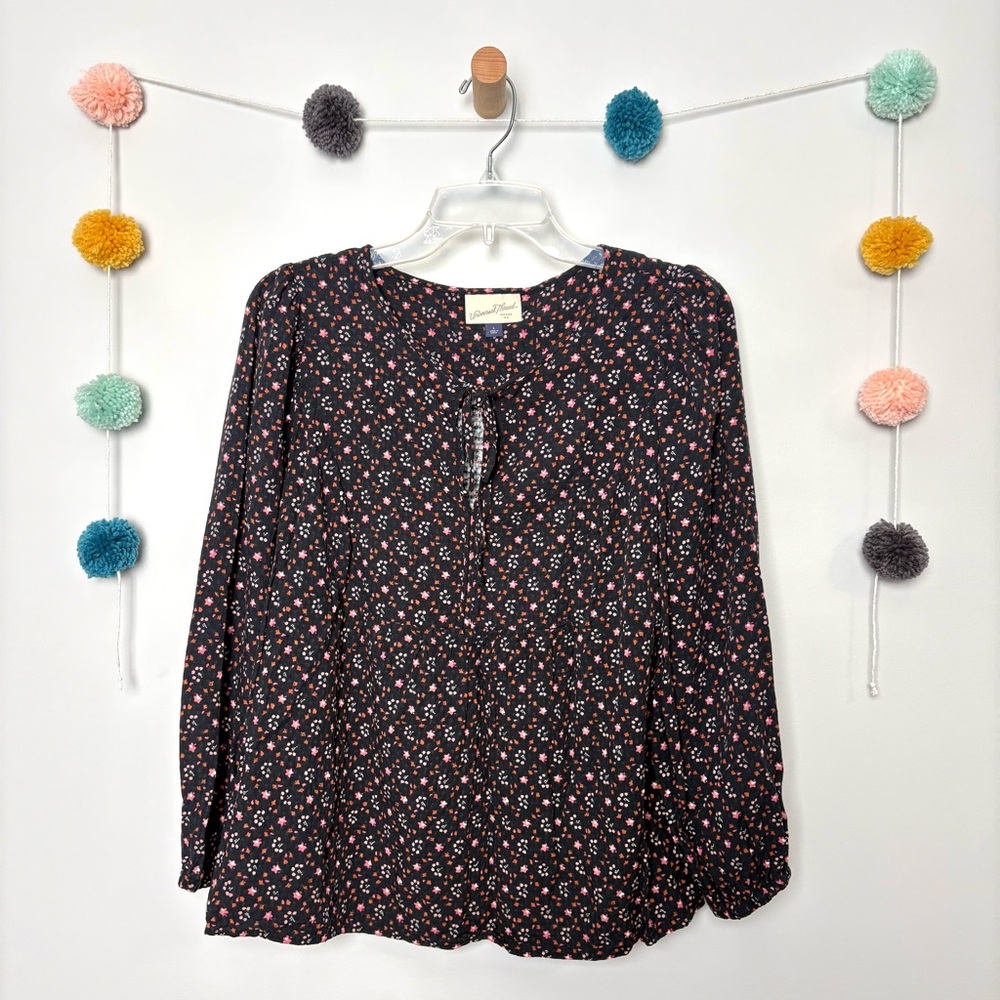Universal Thread Peasant Flowy Blouse - image 1